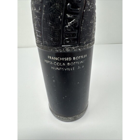 1950s Pepsi Cola Full Bottle Sparkling 10 oz. Franchised Bottler Huntsville AL - Picture 4 of 7
